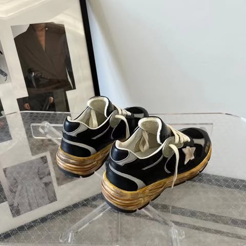 Golden Goose Dad Stars noir