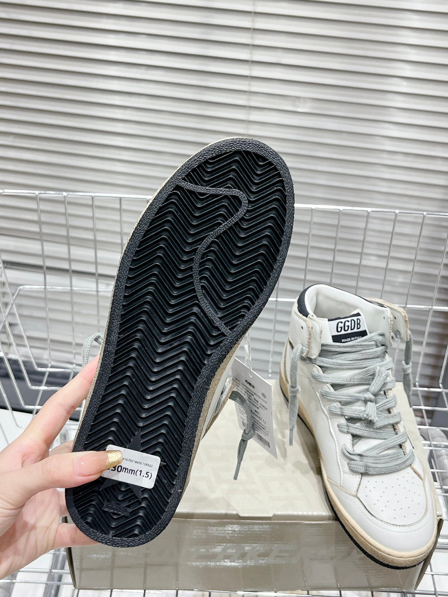 Golden Goose ball stars blanche et noir