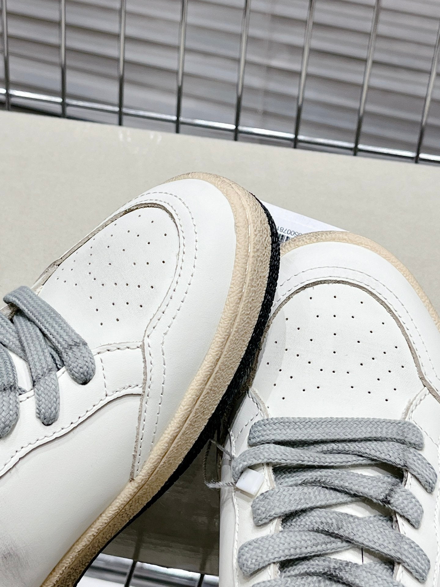 Golden Goose ball stars blanche et argenté