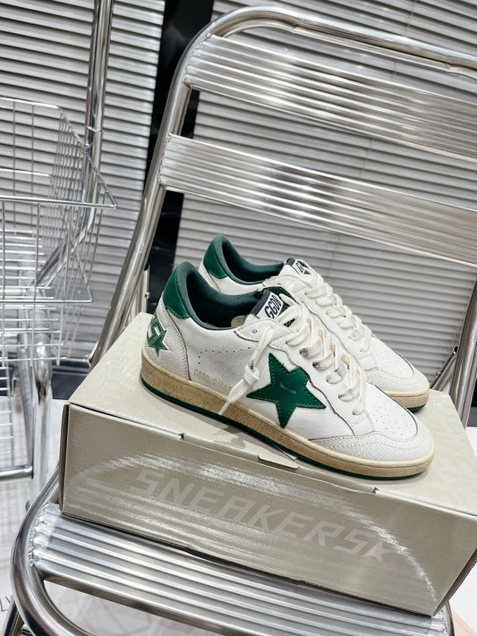 Golden Goose ball stars blanche et verte